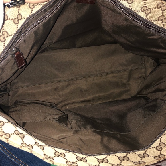 Gucci classic diaper bag tote